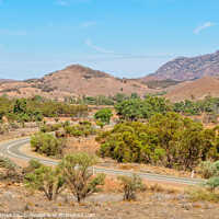 Buy canvas prints of View from the Hucks Lookout - Wilpena Pound by Laszlo Konya