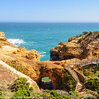 Buy canvas prints of Steps to the Grotto - Port Campbell by Laszlo Konya