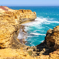 Buy canvas prints of At the Grotto - Port Campbell by Laszlo Konya