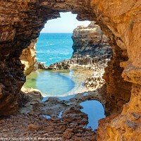 Buy canvas prints of The Grotto - Port Campbell by Laszlo Konya
