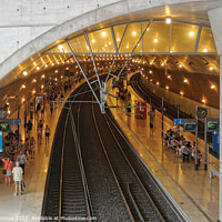 Buy canvas prints of Gare de Monaco by Laszlo Konya