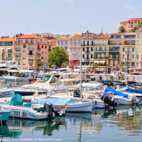 Buy canvas prints of Le Vieux Port - Cannes by Laszlo Konya