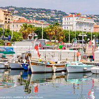 Buy canvas prints of Le Vieux Port - Cannes by Laszlo Konya