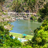 Buy canvas prints of First Basin in the Cataract Gorge Reserve - Launceston by Laszlo Konya