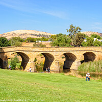 Buy canvas prints of Sandstone arches over the Coal River - Richmond by Laszlo Konya