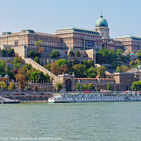 Buy canvas prints of Buda Castle - Budapest by Laszlo Konya