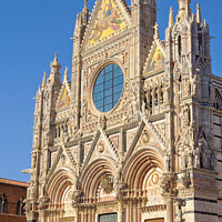Buy canvas prints of West Façade of the Duomo - Siena by Laszlo Konya