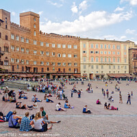 Buy canvas prints of Piazza del Campo - Siena by Laszlo Konya