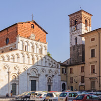 Buy canvas prints of Chiesa di Santa Maria Bianca - Lucca by Laszlo Konya