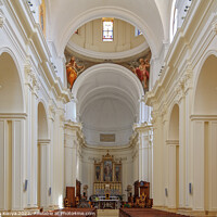 Buy canvas prints of Interior of the Cathedral - Noto  by Laszlo Konya