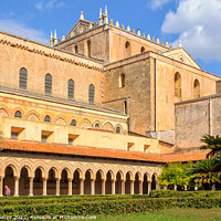 Buy canvas prints of Cathedral photographed  from the Abbey - Monreale by Laszlo Konya