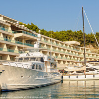Buy canvas prints of Yachts in Marina Lav - Split by Laszlo Konya