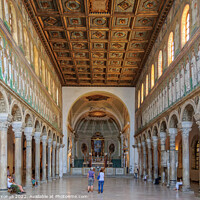 Buy canvas prints of Basilica of Sant'Apollinare Nuovo - Ravenna by Laszlo Konya