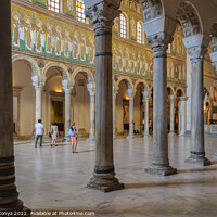 Buy canvas prints of Basilica of Sant'Apollinare Nuovo - Ravenna by Laszlo Konya