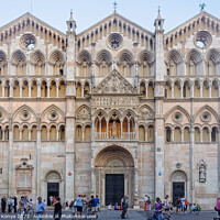 Buy canvas prints of West front of the Cathedral - Ferrara by Laszlo Konya