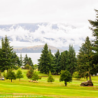 Buy canvas prints of Kevin Heights golf course - Queenstown by Laszlo Konya