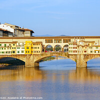 Buy canvas prints of Ponte Vecchio - Florence by Laszlo Konya