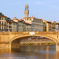 Buy canvas prints of Ponte Santa Trinita - Florence by Laszlo Konya