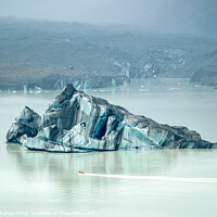 Buy canvas prints of Iceberg - Mount Cook by Laszlo Konya