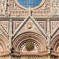 Buy canvas prints of West Facade of the Duomo - Siena by Laszlo Konya