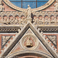 Buy canvas prints of West Facade of the Duomo - Siena by Laszlo Konya