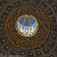Buy canvas prints of Dome of the Duomo - Siena by Laszlo Konya