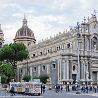 Buy canvas prints of Cathedral - Catania by Laszlo Konya