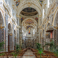 Buy canvas prints of Church of the Gesù - Palermo by Laszlo Konya