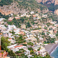 Buy canvas prints of Positano - Amalfi Coast by Laszlo Konya