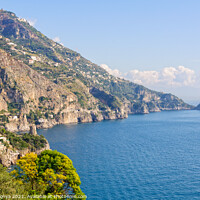 Buy canvas prints of Bay of Praiano - Amalfi Coast by Laszlo Konya