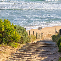 Buy canvas prints of To the beach - Point Lonsdale by Laszlo Konya