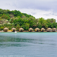 Buy canvas prints of Iririki Island Resort - Port Vila by Laszlo Konya