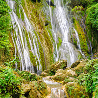 Buy canvas prints of Mele Cascades Waterfalls - Port Vila by Laszlo Konya