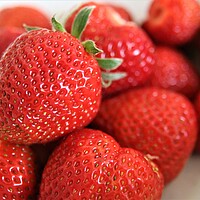 Buy canvas prints of Home grown Strawberries by Ian Turnell