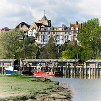 Buy canvas prints of Rye and the River Rother VI by Paul Lawrenson