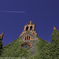 Buy canvas prints of Ivy Covered Church by Darren Evans