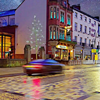 Buy canvas prints of Preston City by Night by Iain McLeod