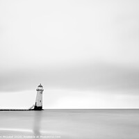 Buy canvas prints of Talacre Lighthouse, Point of Ayr, North Wales by Iain McLeod