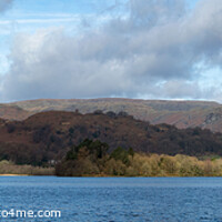 Buy canvas prints of Majestic Grasmere Panorama by Cliff Kinch