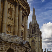 Buy canvas prints of University Church of St Mary the Virgin Oxford by Cliff Kinch