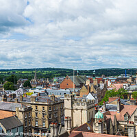 Buy canvas prints of Oxford rooftops by Cliff Kinch