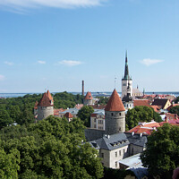 Buy canvas prints of Tallinn Estonia by Cliff Kinch