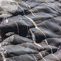 Buy canvas prints of Glistening sea-washed rocks by Cliff Kinch