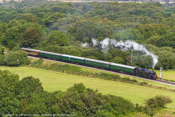 Swanage Railway 80104 Picture Board by Cliff Kinch