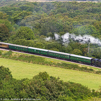 Buy canvas prints of Swanage Railway 80104 by Cliff Kinch