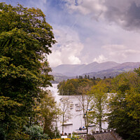 Buy canvas prints of Lake Windermere by Cliff Kinch