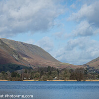 Buy canvas prints of Grasmere panorama by Cliff Kinch
