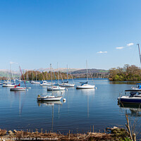 Buy canvas prints of Peaceful Lake Windermere by Cliff Kinch