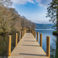 Buy canvas prints of Landing Stage Lake Windermere by Cliff Kinch
