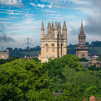Buy canvas prints of Dreaming Spires of Oxford by Cliff Kinch